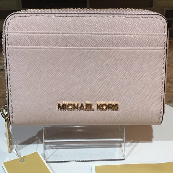 NWT Michael Kors Leather Compact Card Wallet ๐๐๐ธ - Picture 11 of 17